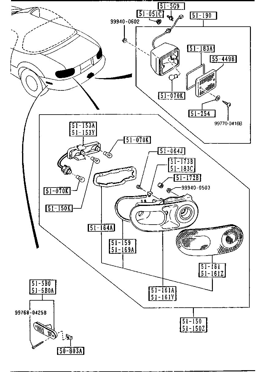 Rear Combination Lamps