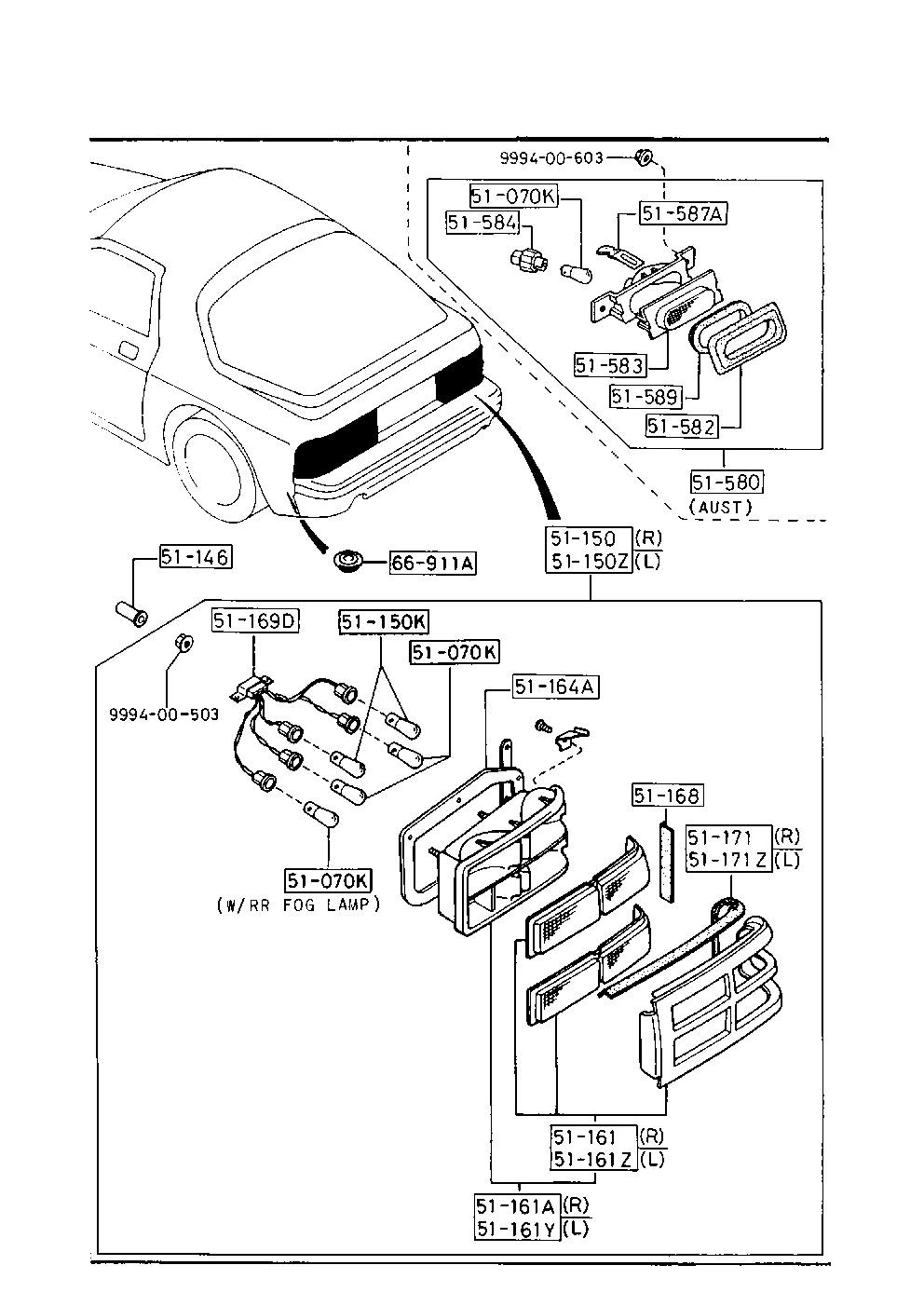 Rear Combination Lamps