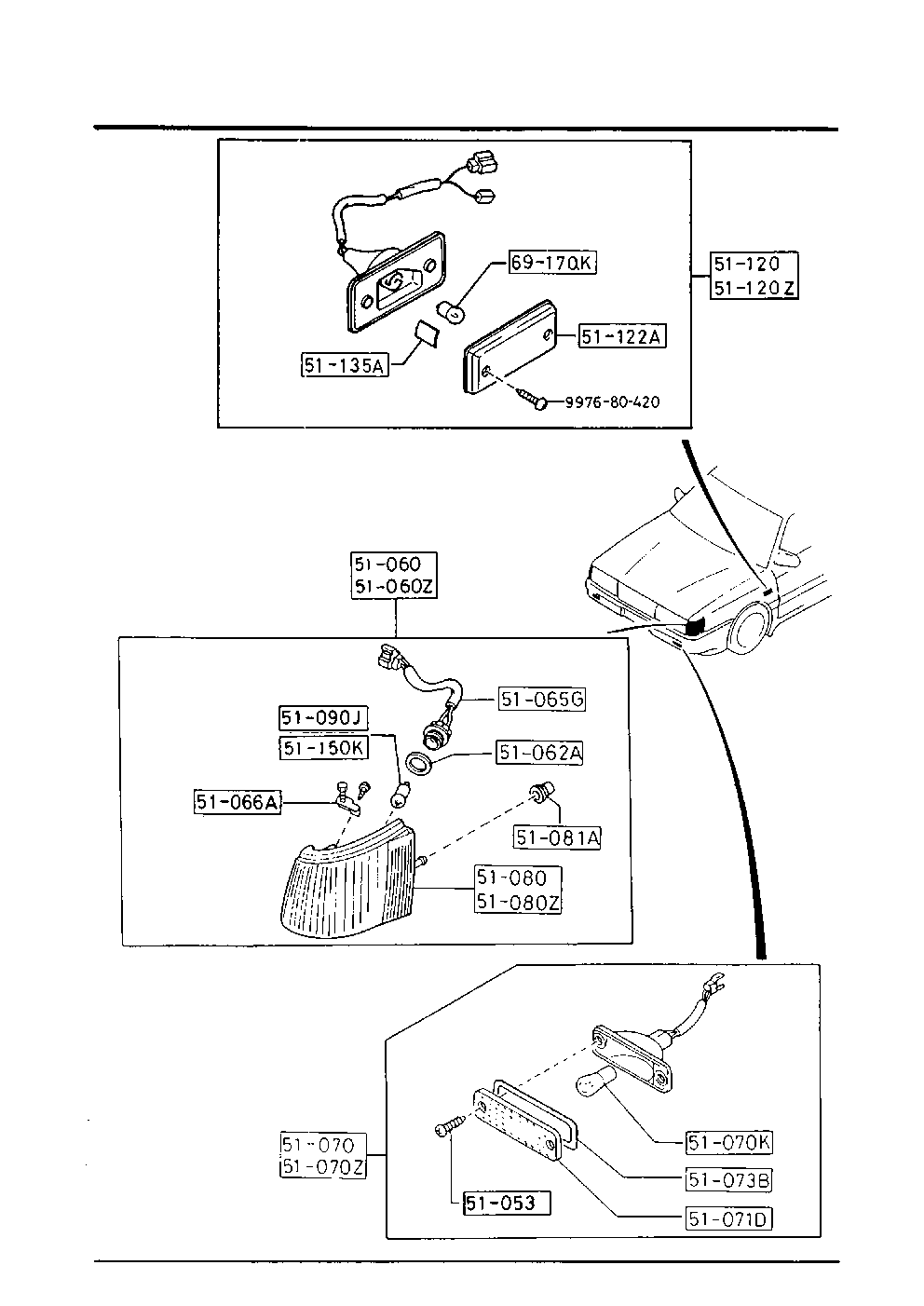 Front Combination Lamps