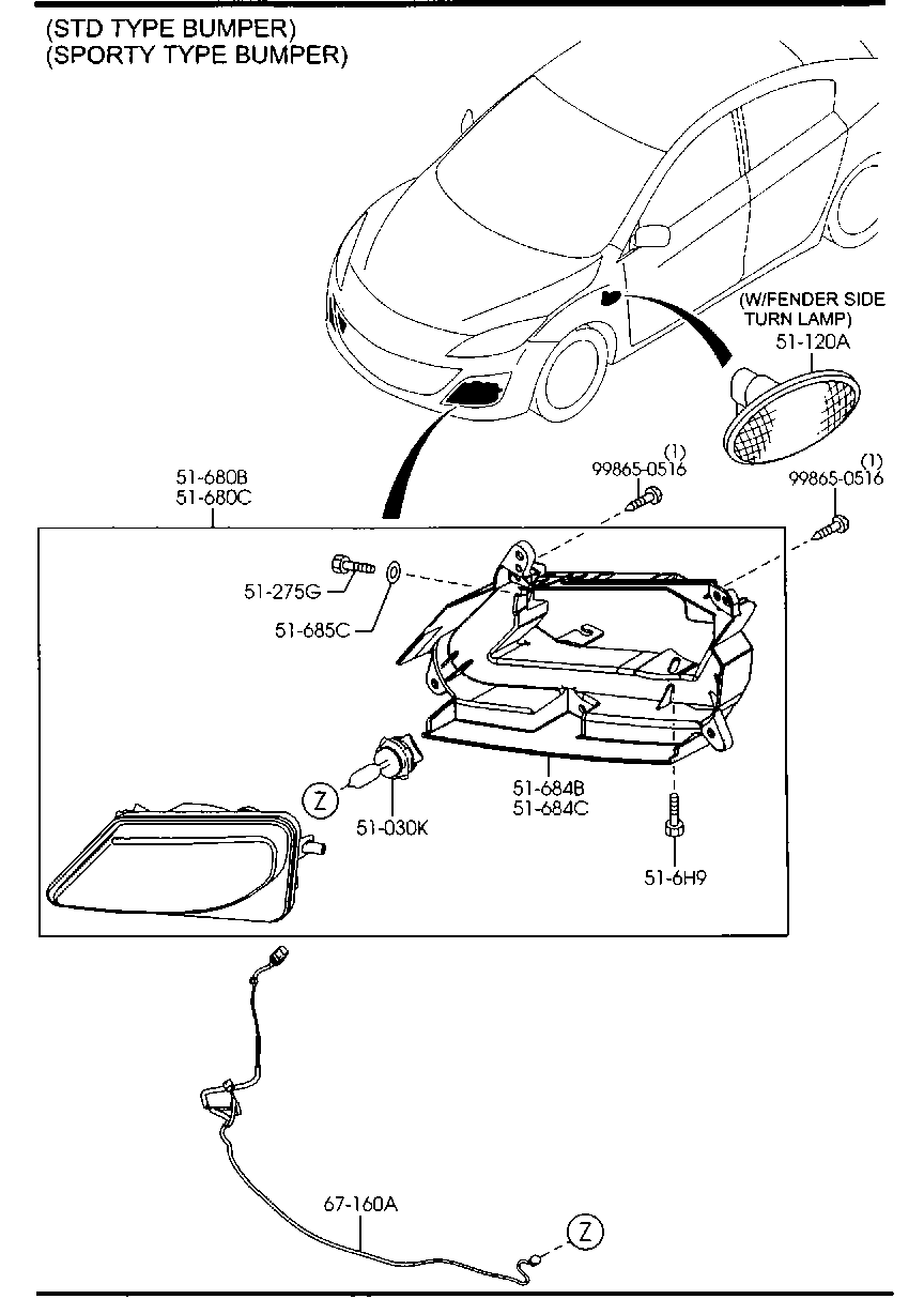 Front Combination Lamps