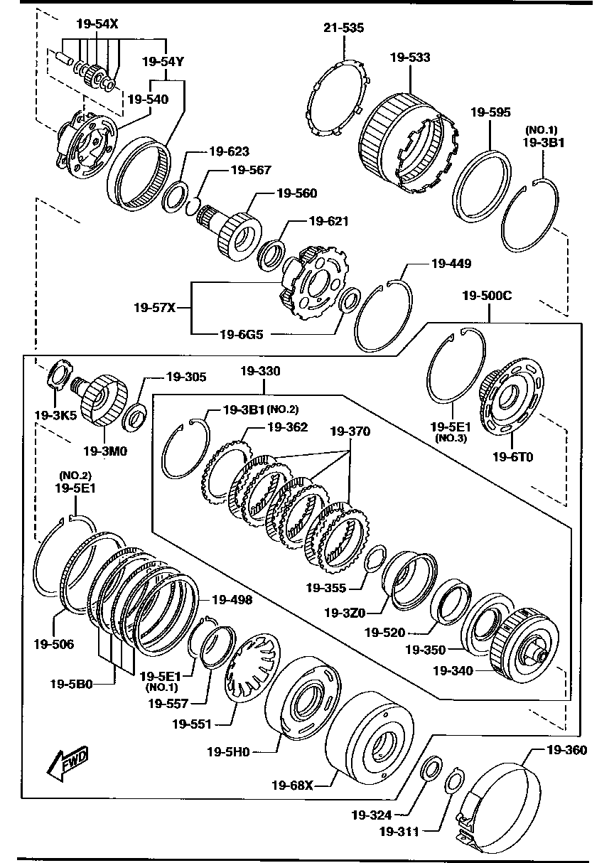Transmission Clutches & Planetary Gears