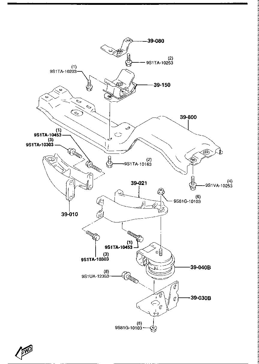 Engine & T/Mission Mountings