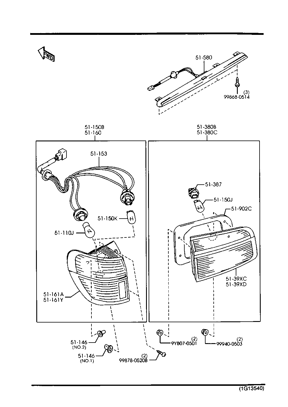 Rear Combination Lamps