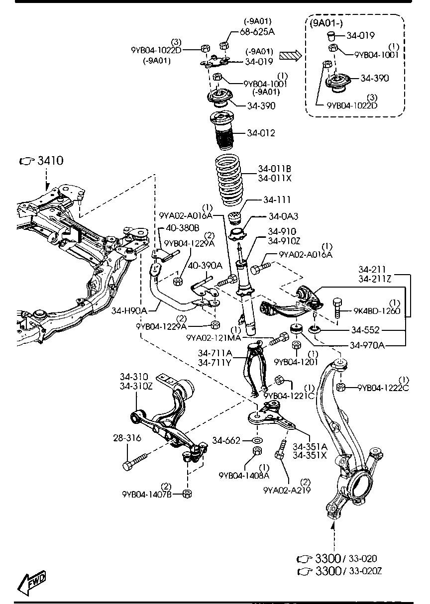 GAL7-34-011 Spring(R),Coil-Front Mazda | YoshiParts