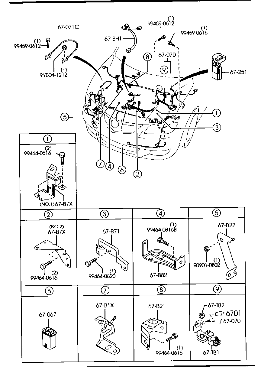 Engine Transmission Wiring Harnesses