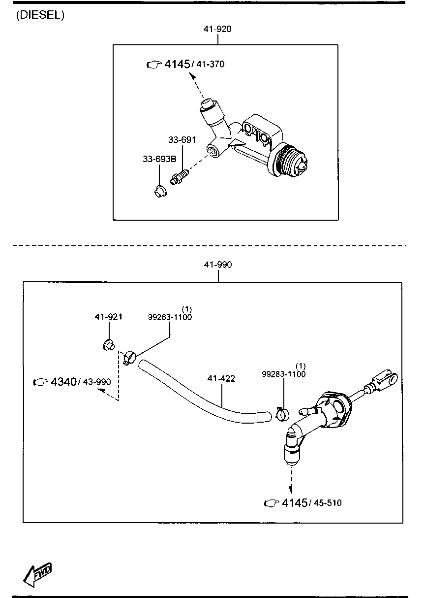 Clutch Release Master Cylinders