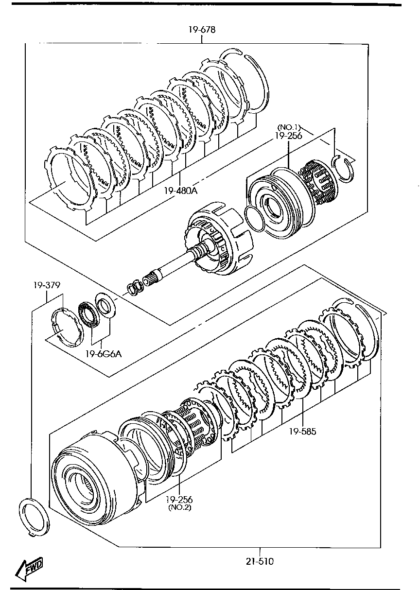 Direct Clutch & Input Shaft