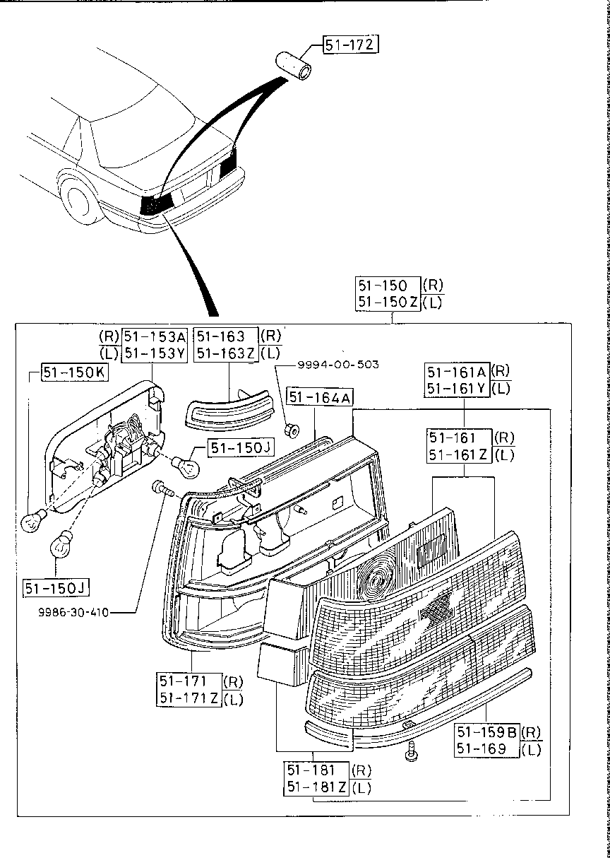 Rear Combination Lamps