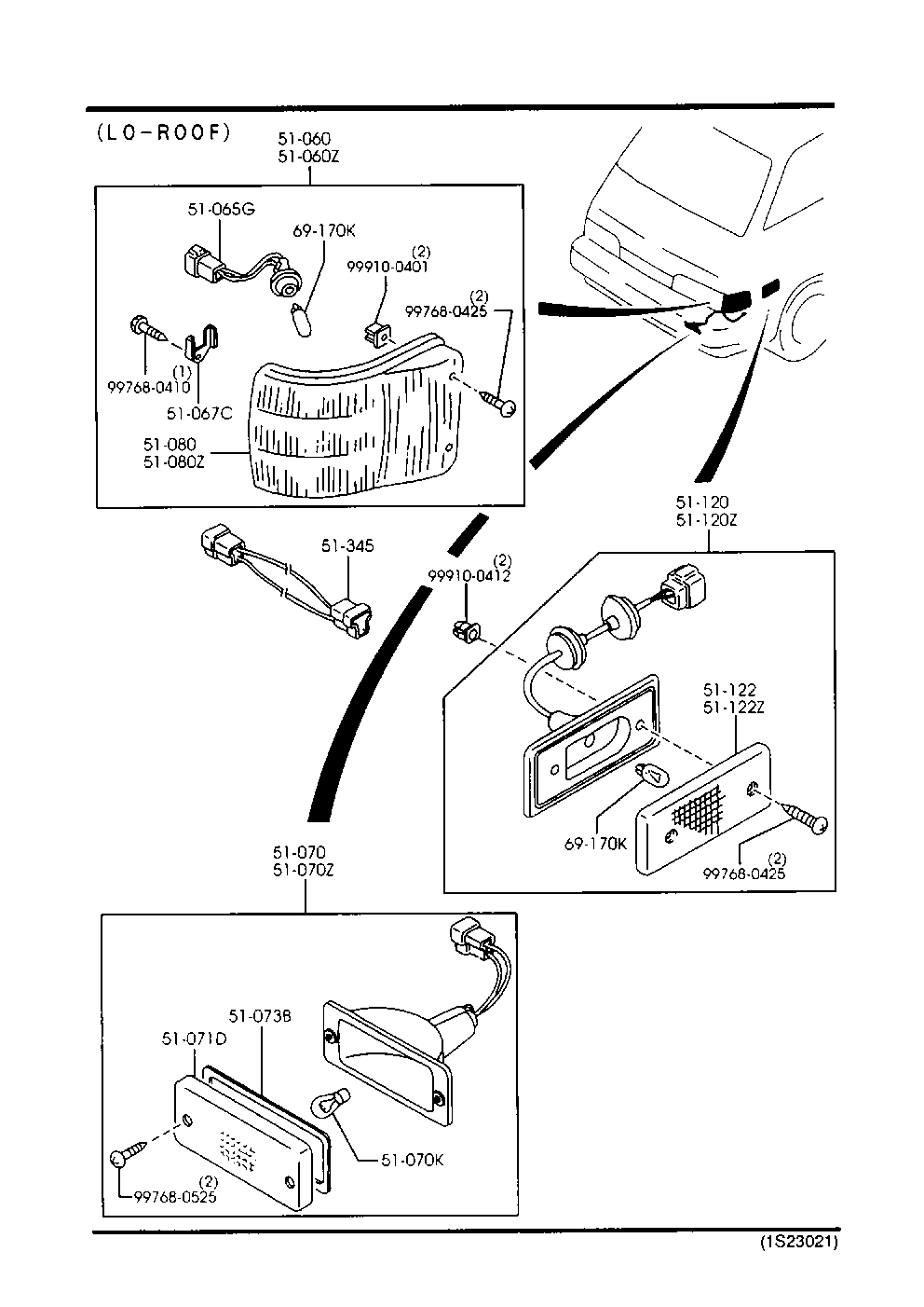 Front Combination Lamps