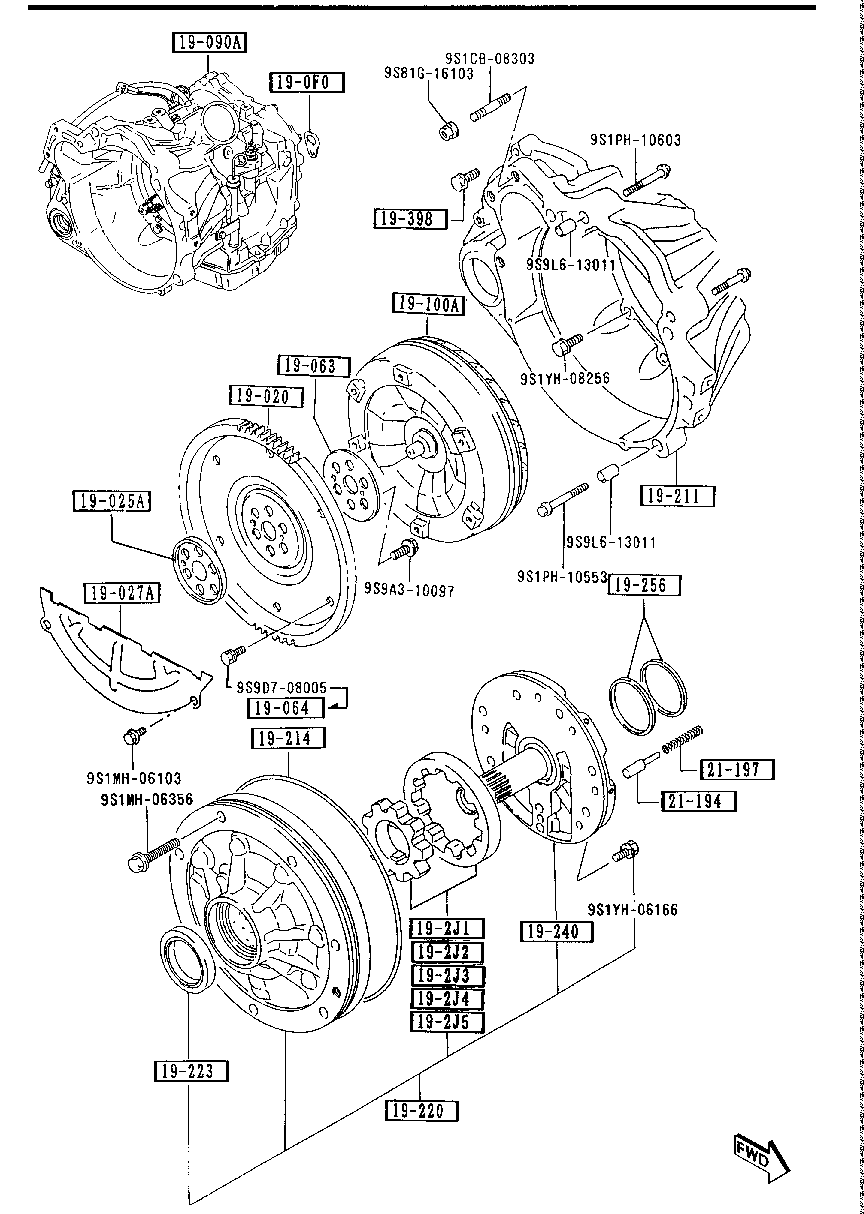 Transmission Torque Converter, Oil Pump, Piping