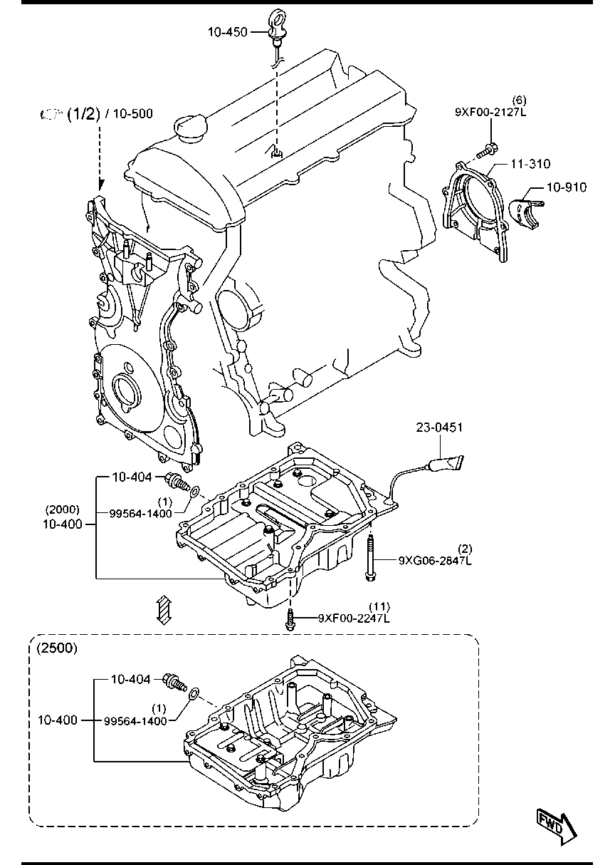 Oil Pan & Timing Cover