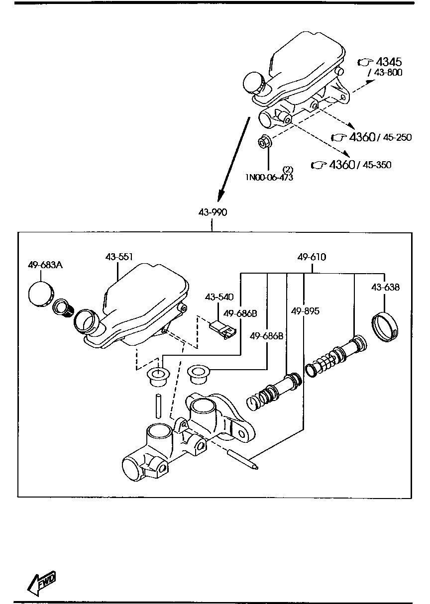 Brake Master Cylinder & Power Brake