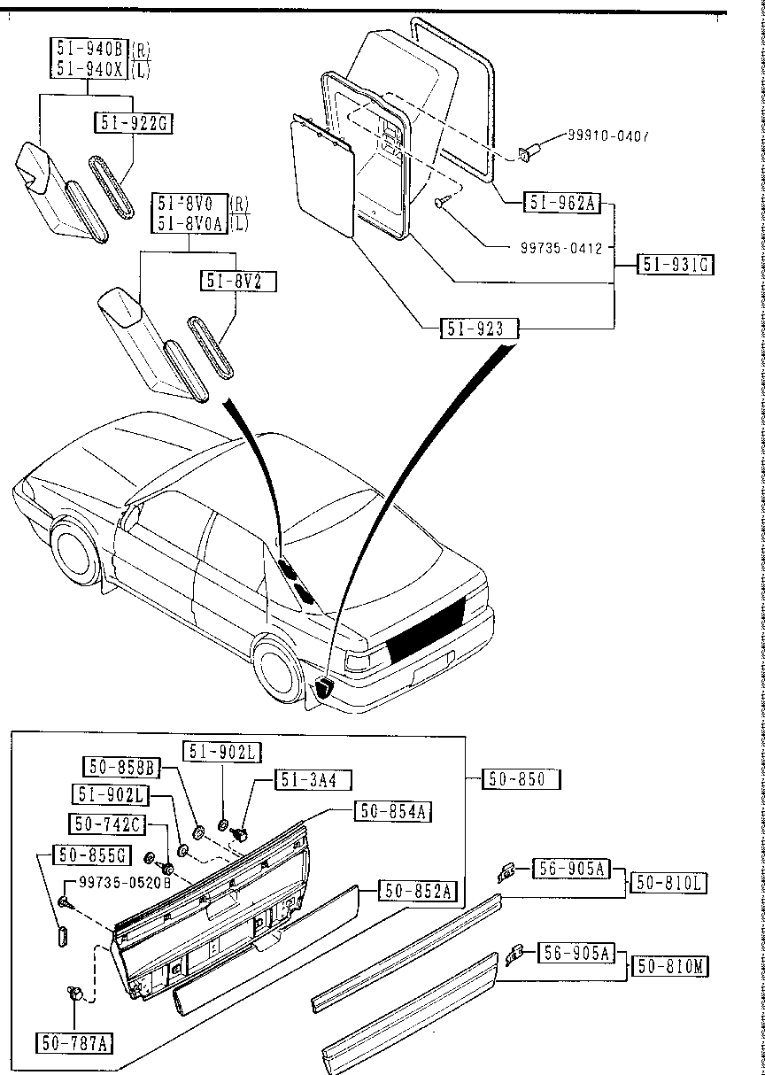 Rejillas de capó y extractores