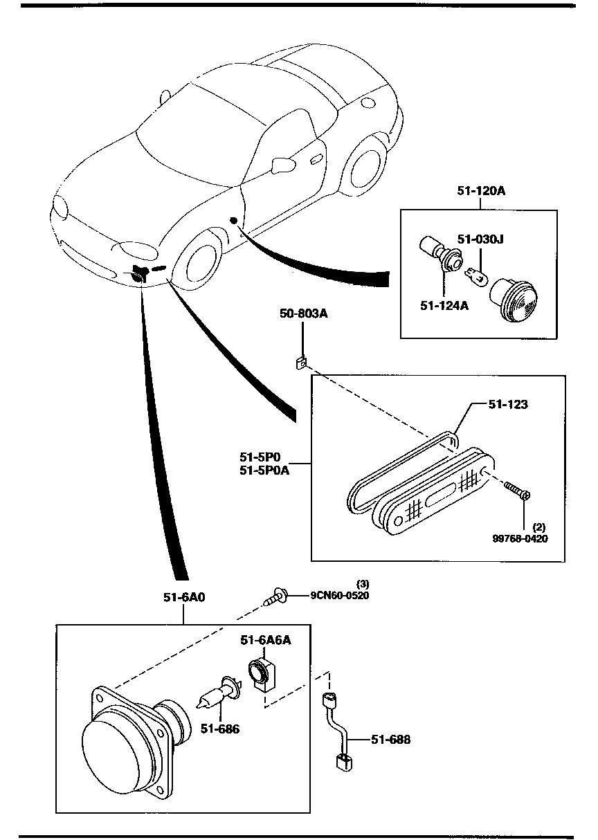 Front Combination Lamps
