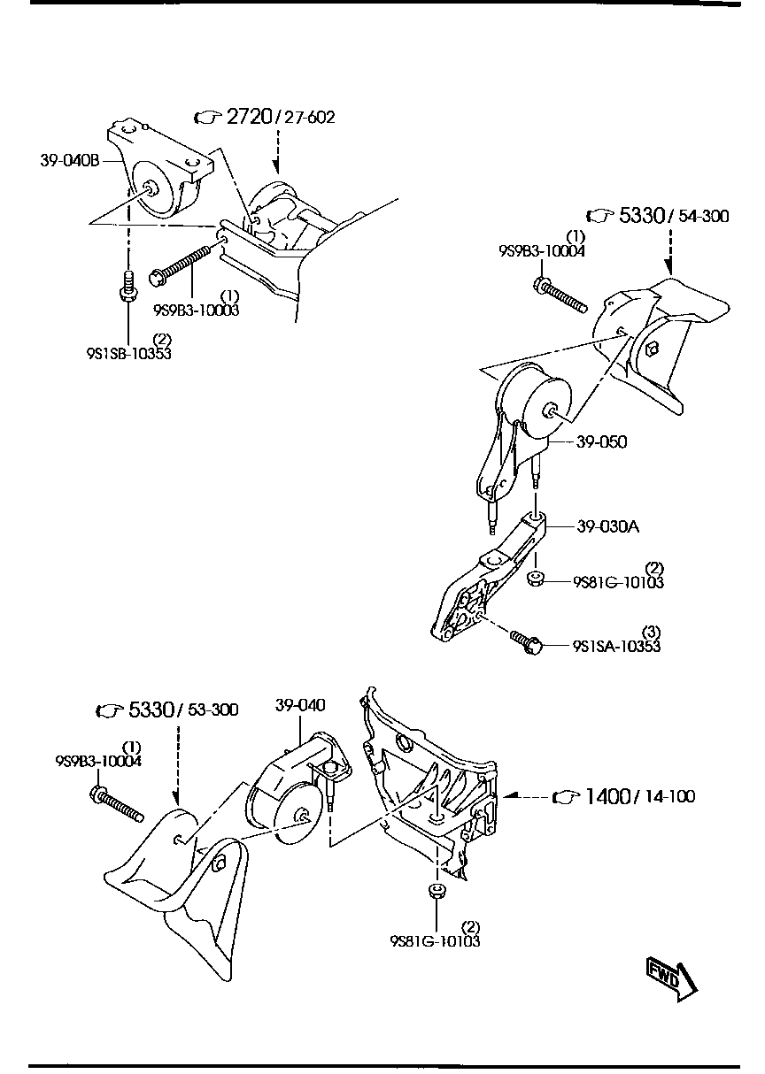 Engine & T/Mission Mountings