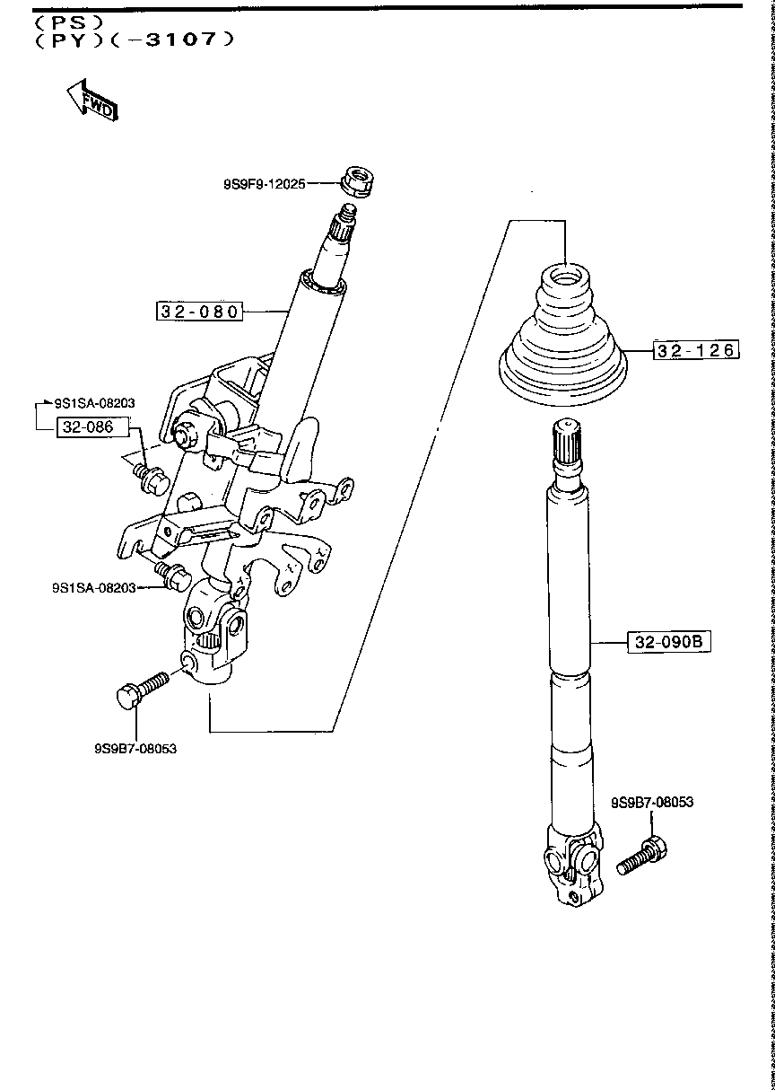 Steering Column Shafts