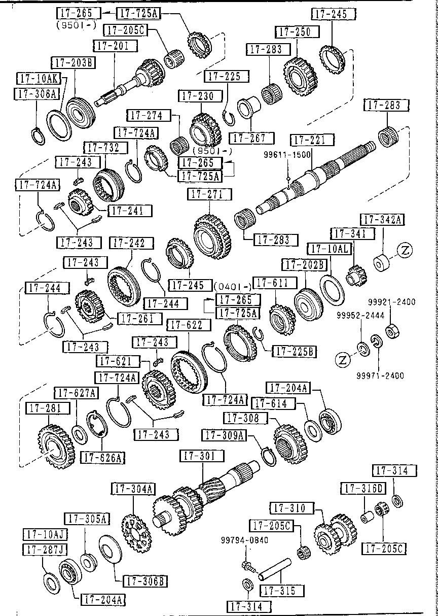 Manual Transmission Gears