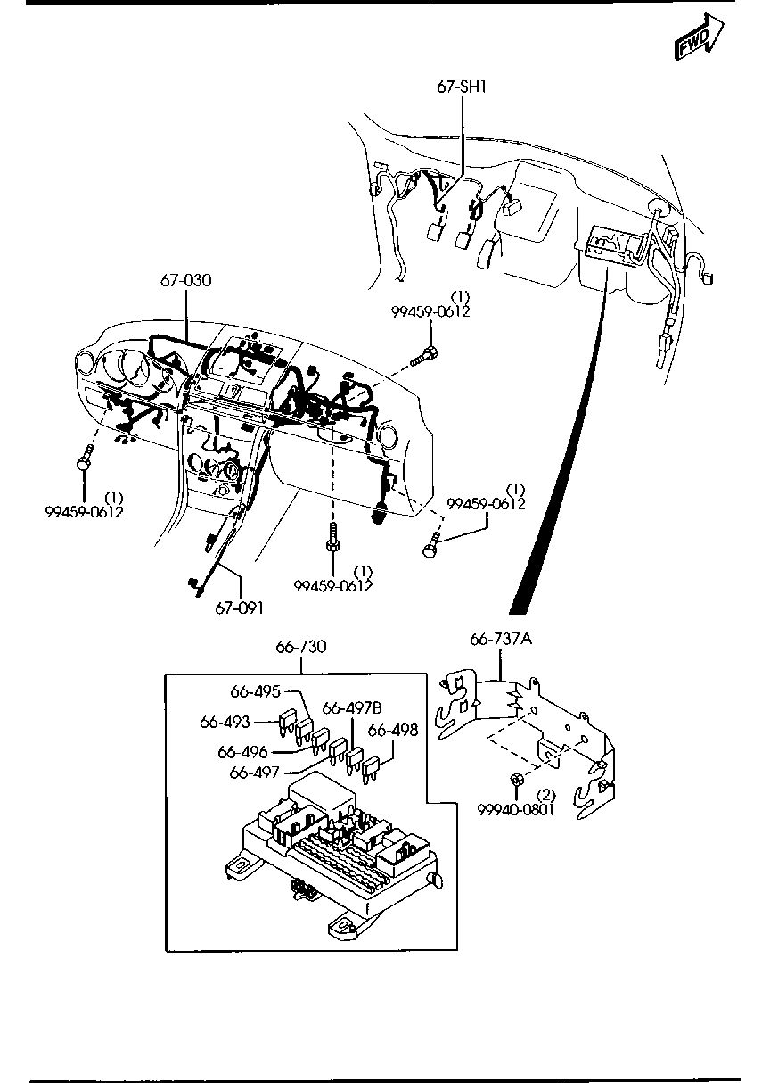 Dashboard Wiring Harnesses
