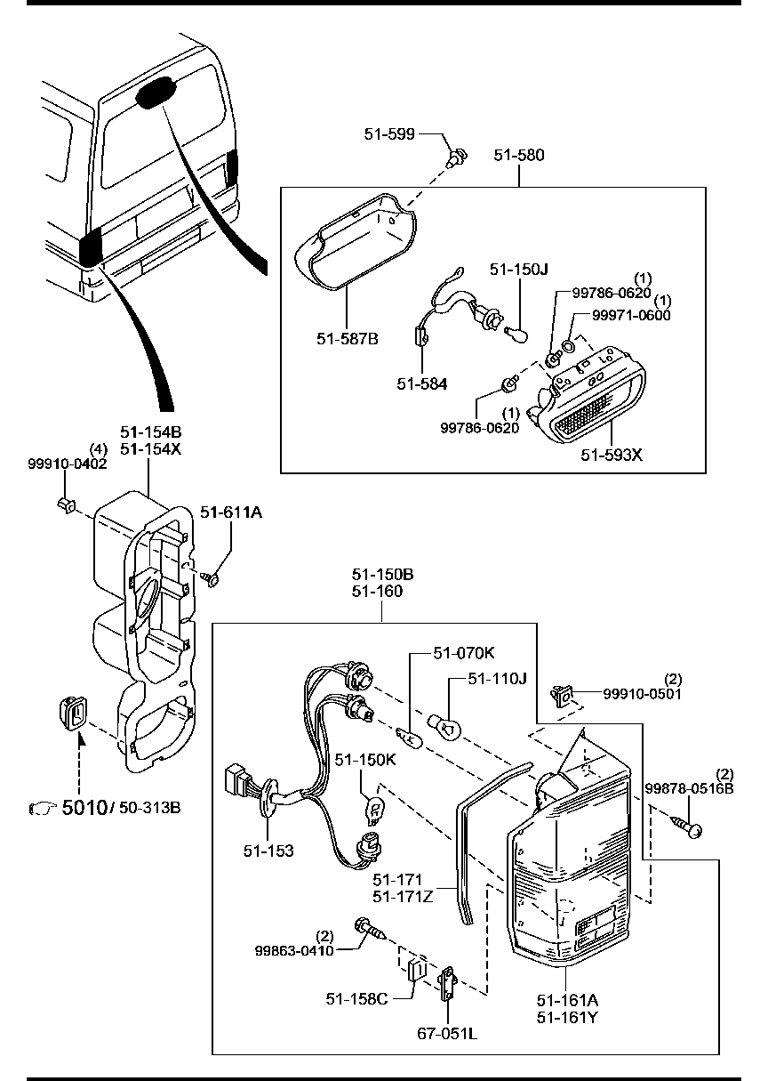 Rear Combination Lamps