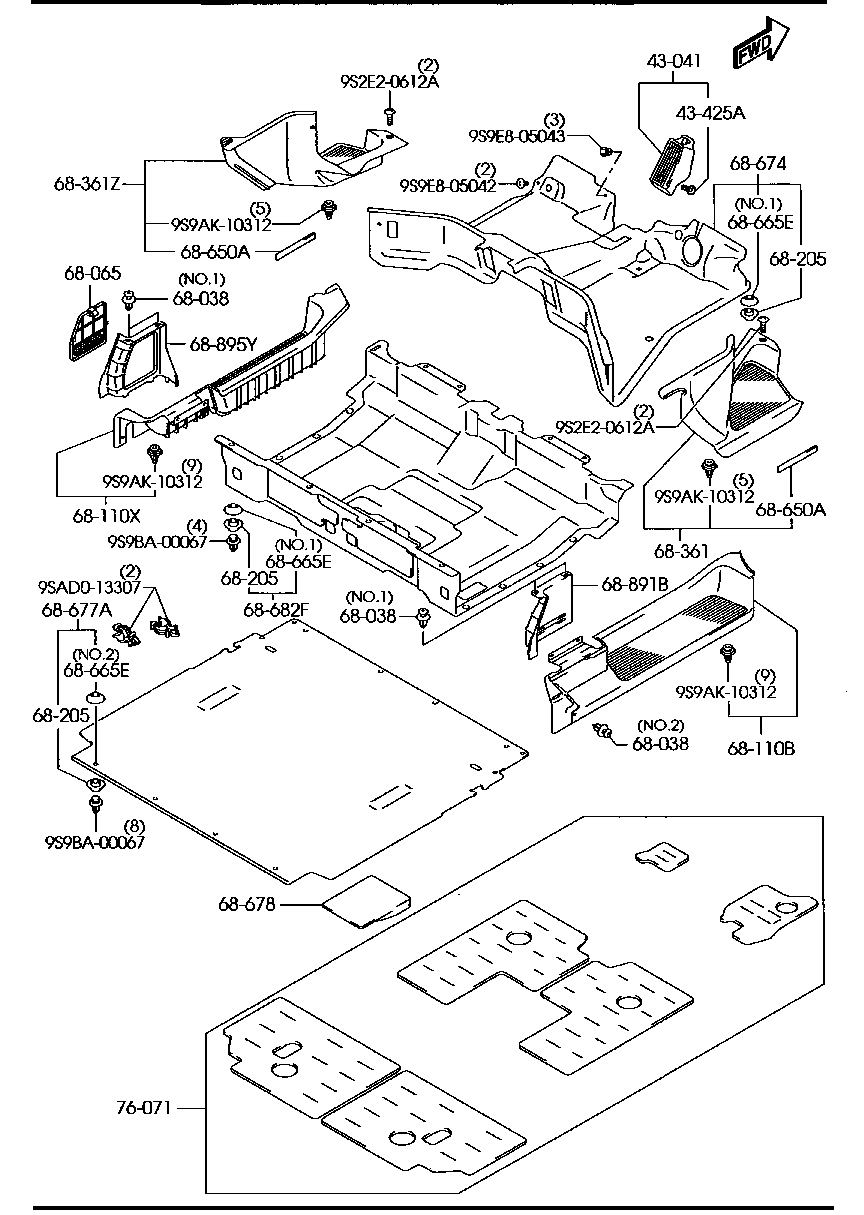 Almohadillas para alfombrillas