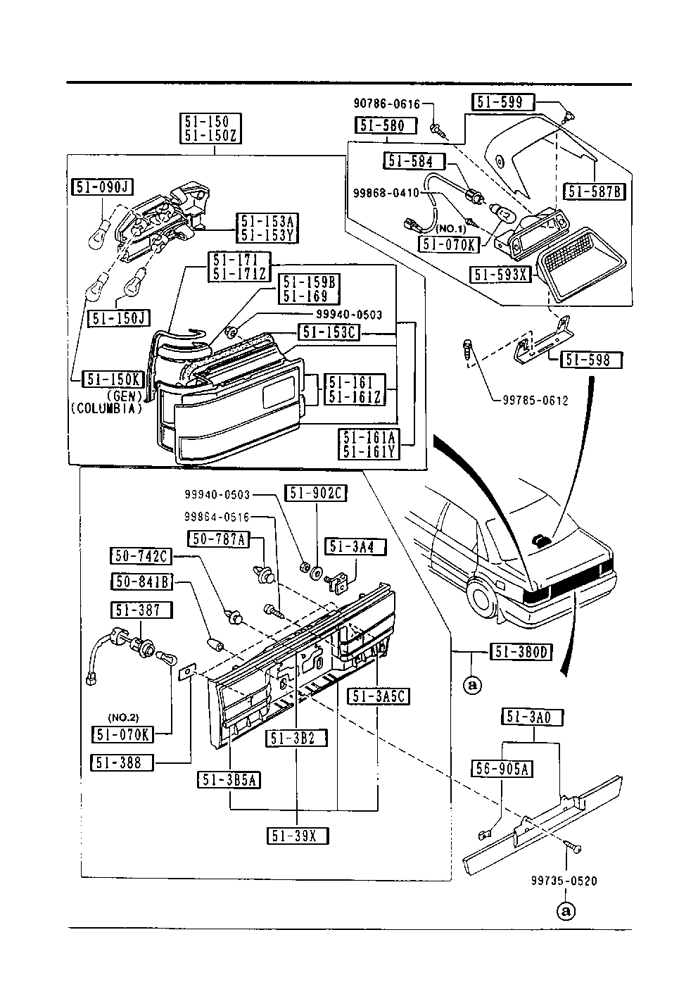 Rear Combination Lamps