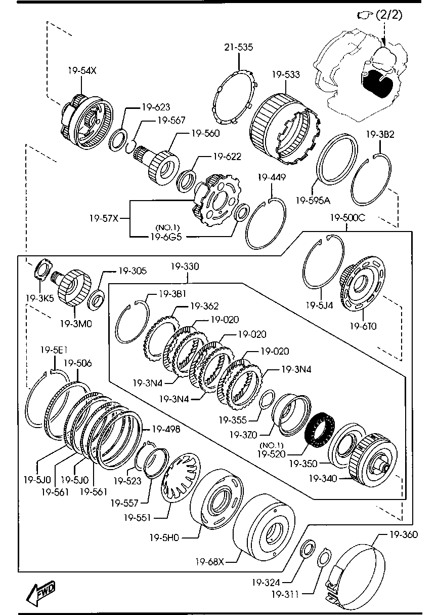 Transmission Clutches & Planetary Gears