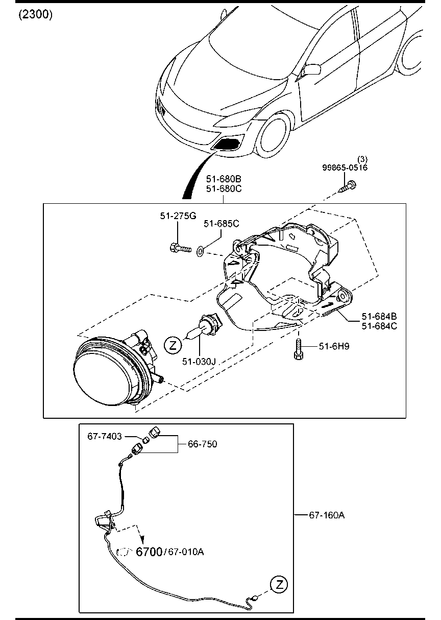 Front Combination Lamps