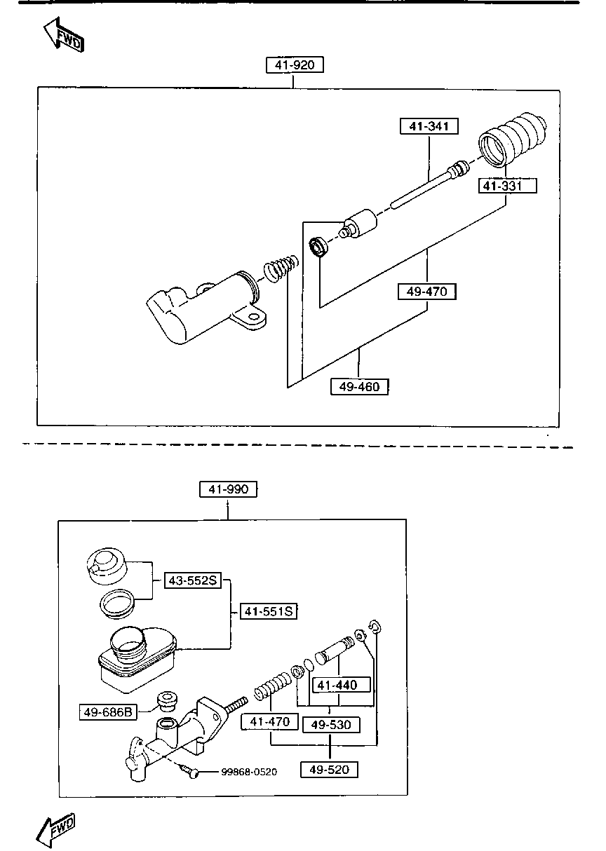 Clutch Release Master Cylinders