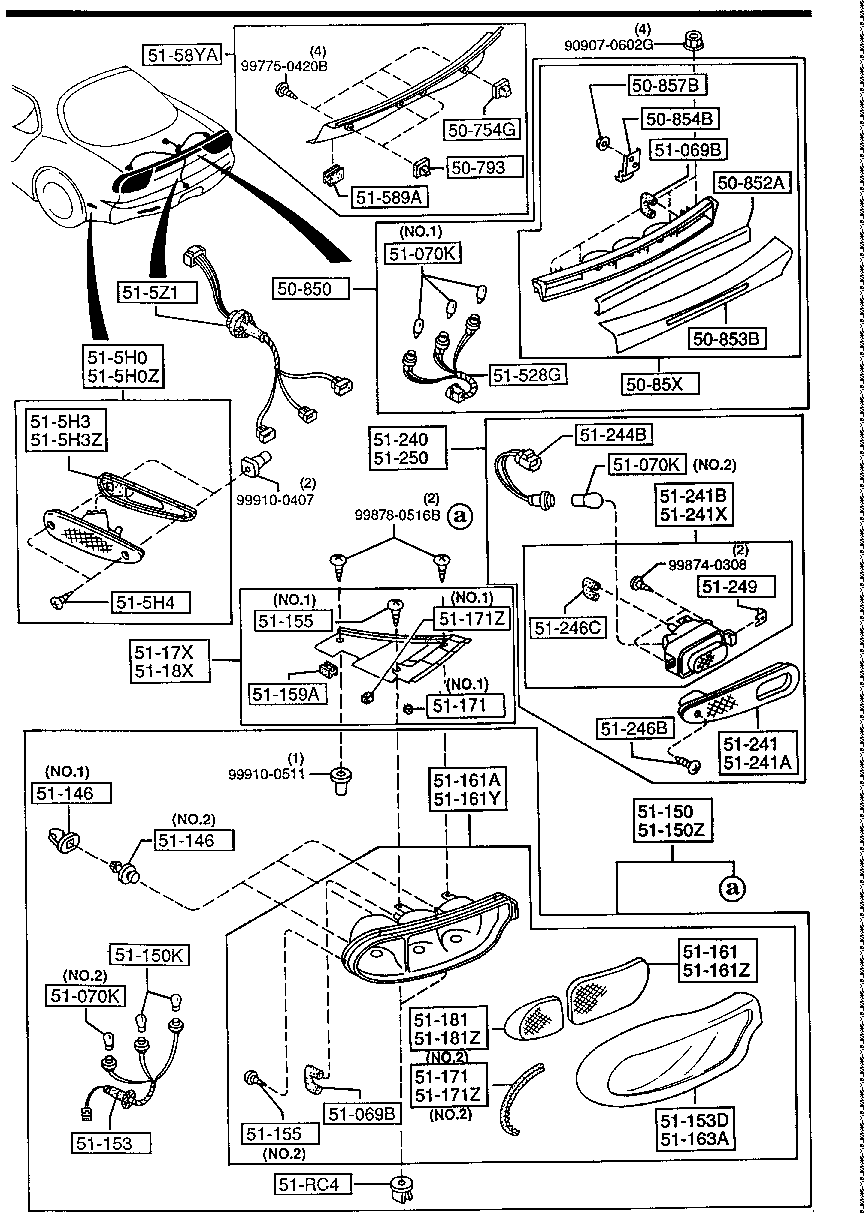 Rear Combination Lamps