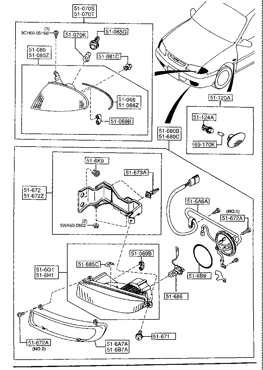 Front Combination Lamps