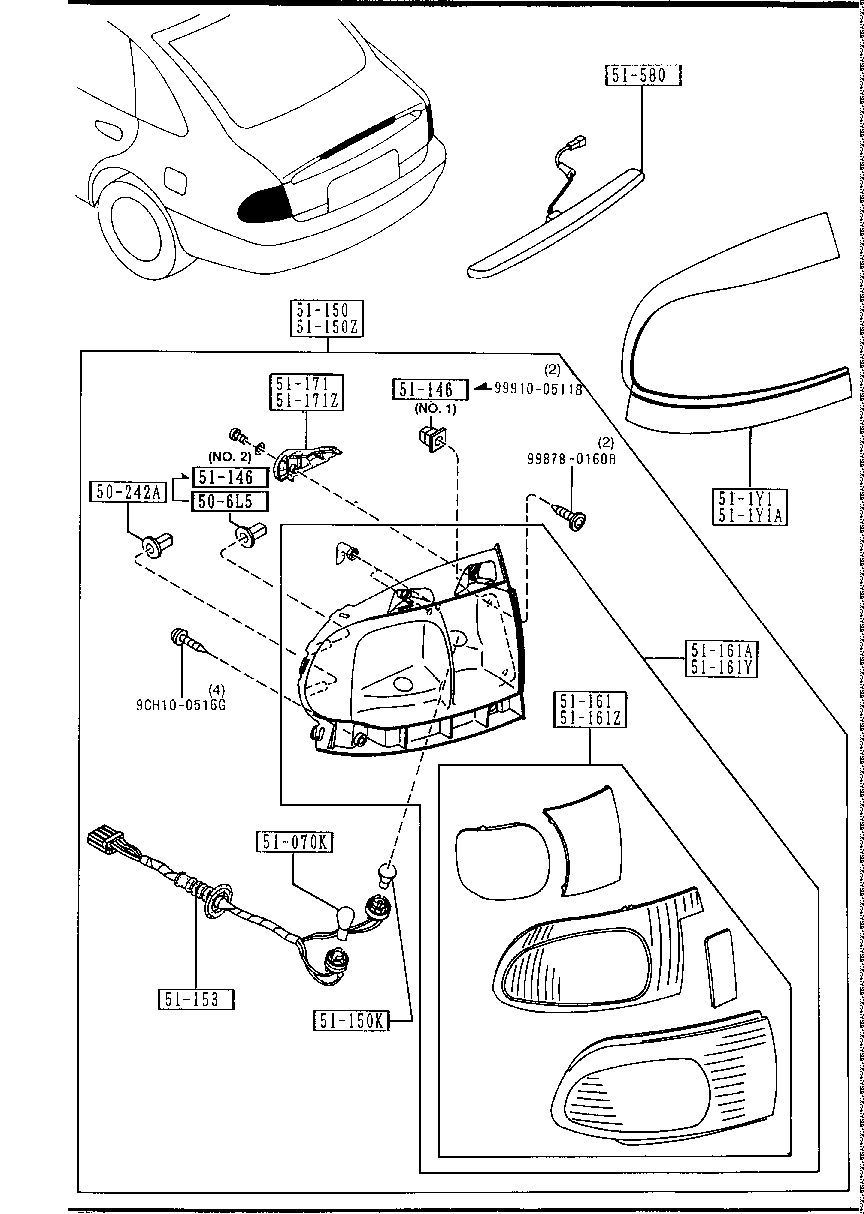 Rear Combination Lamps