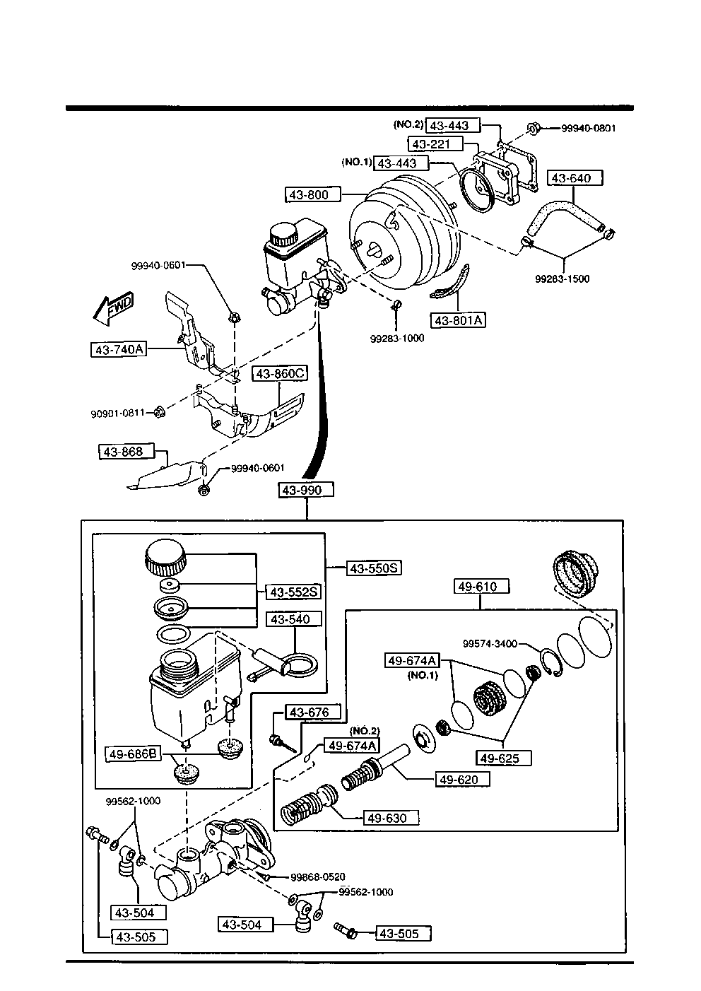 Brake Master Cylinder & Power Brake