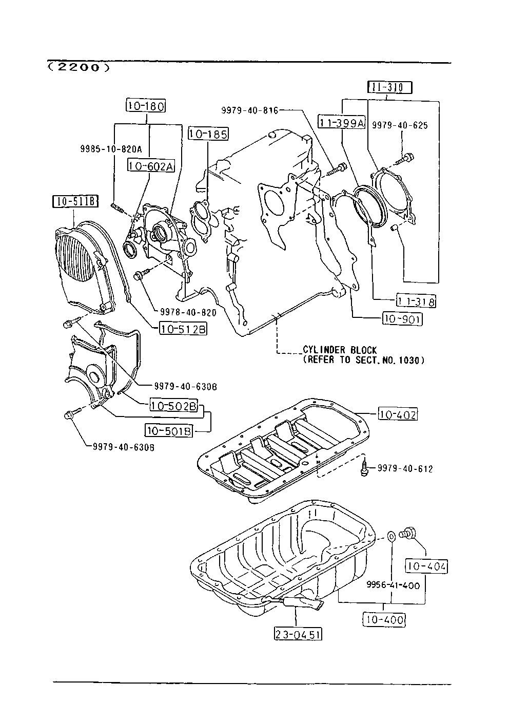 Oil Pan & Timing Cover