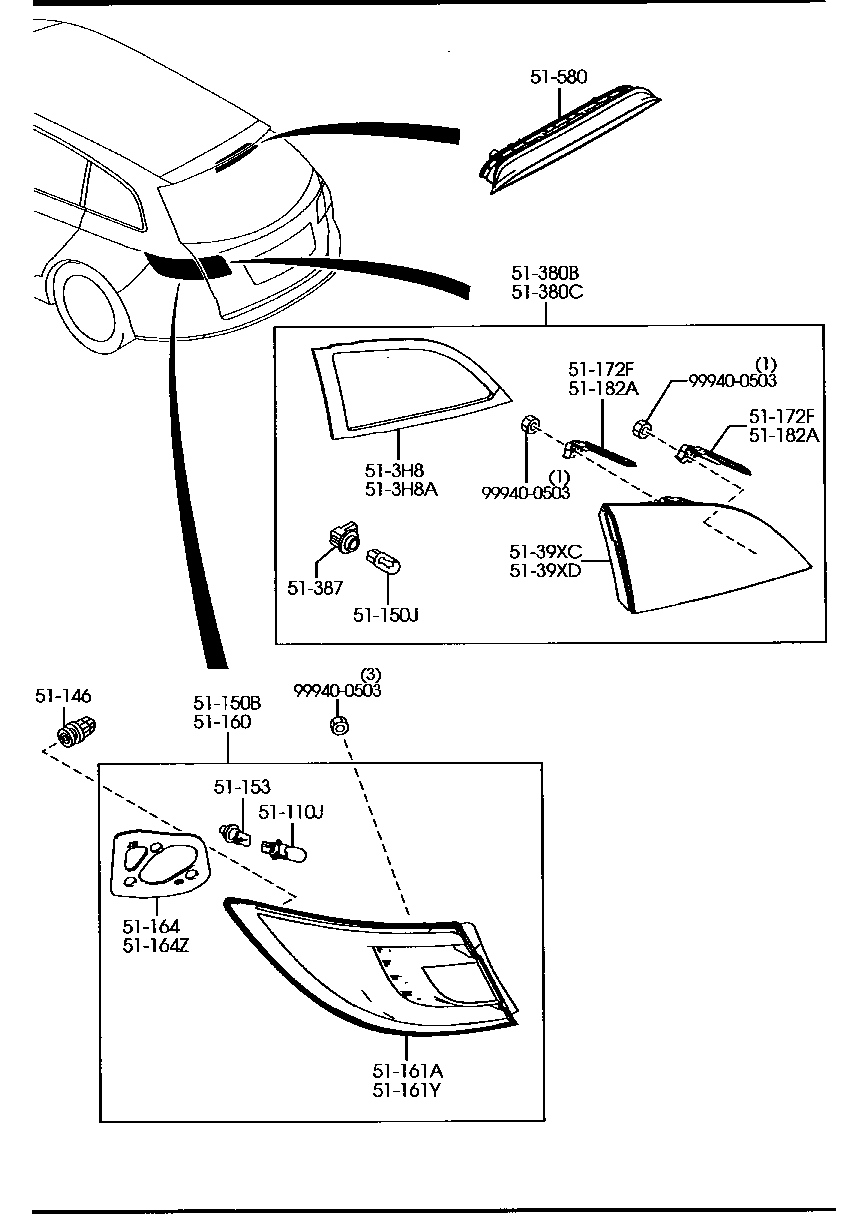 Rear Combination Lamps