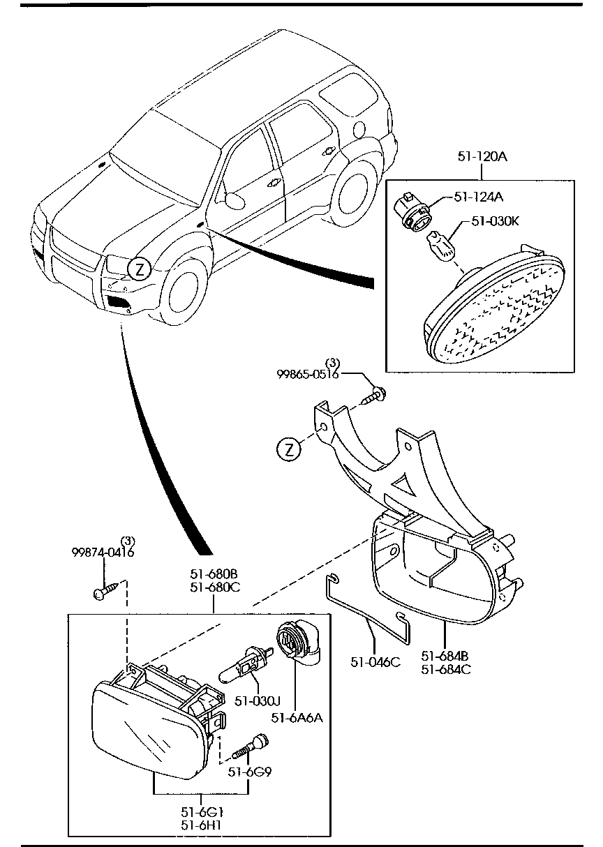 Front Combination Lamps