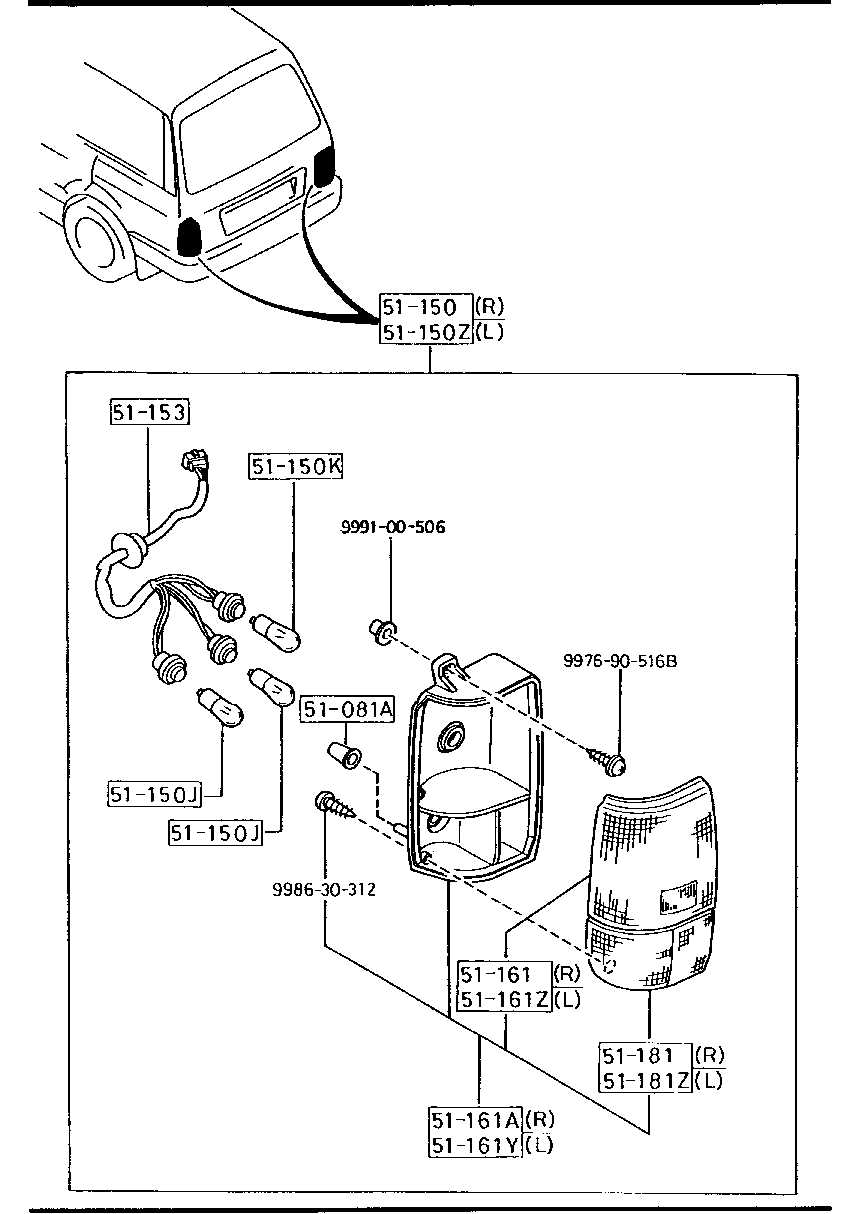 Rear Combination Lamps