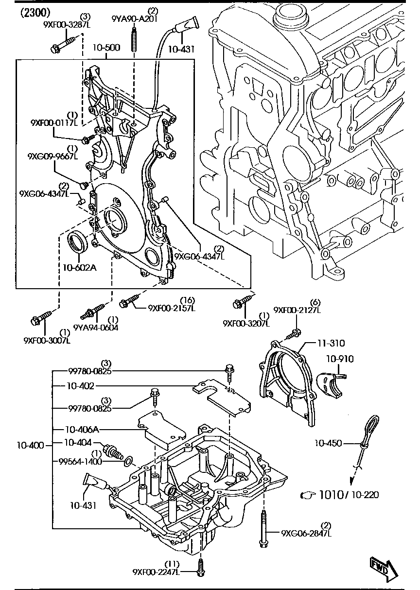 Oil Pan & Timing Cover