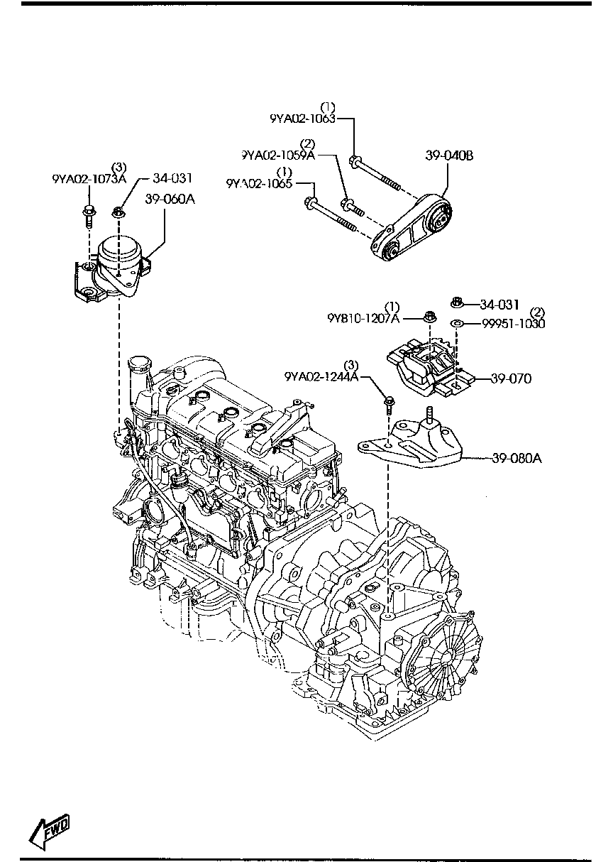 Engine Transmission Mountings