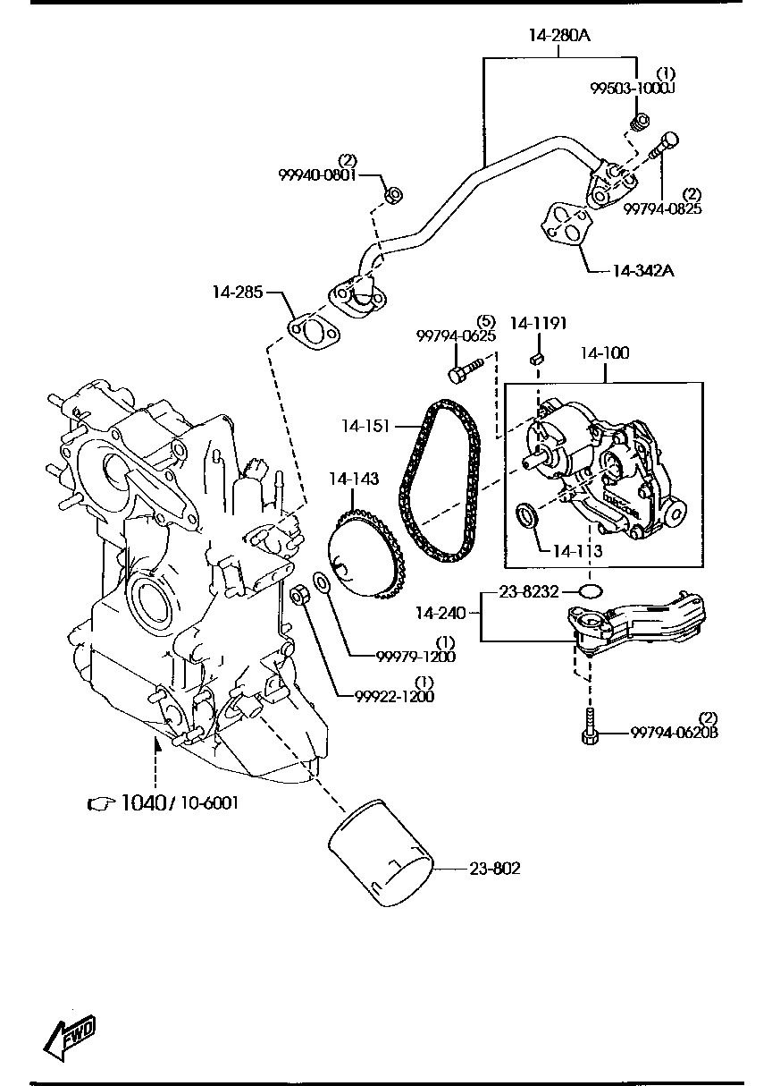 Oil Pump, Filter