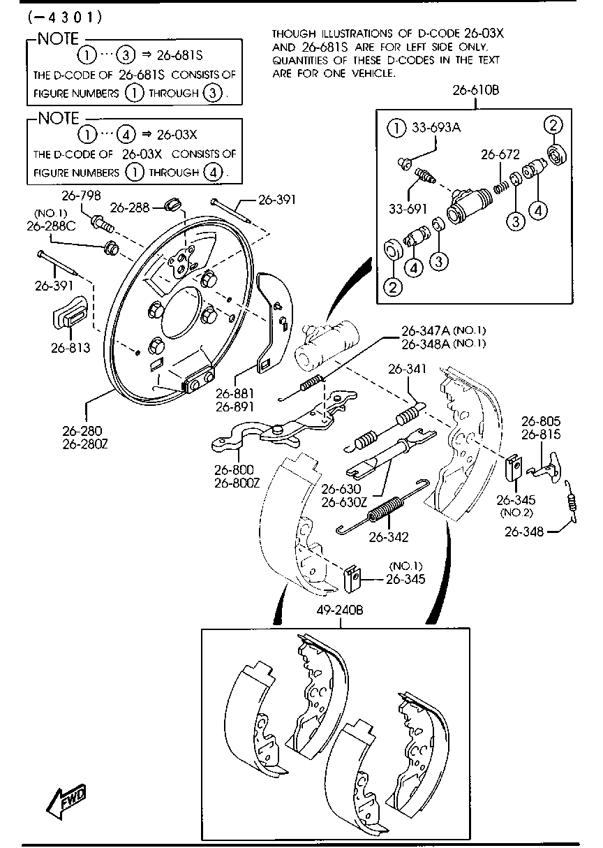 Rear Brake Mechanisms