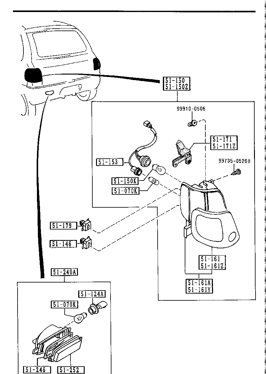 Rear Combination Lamps