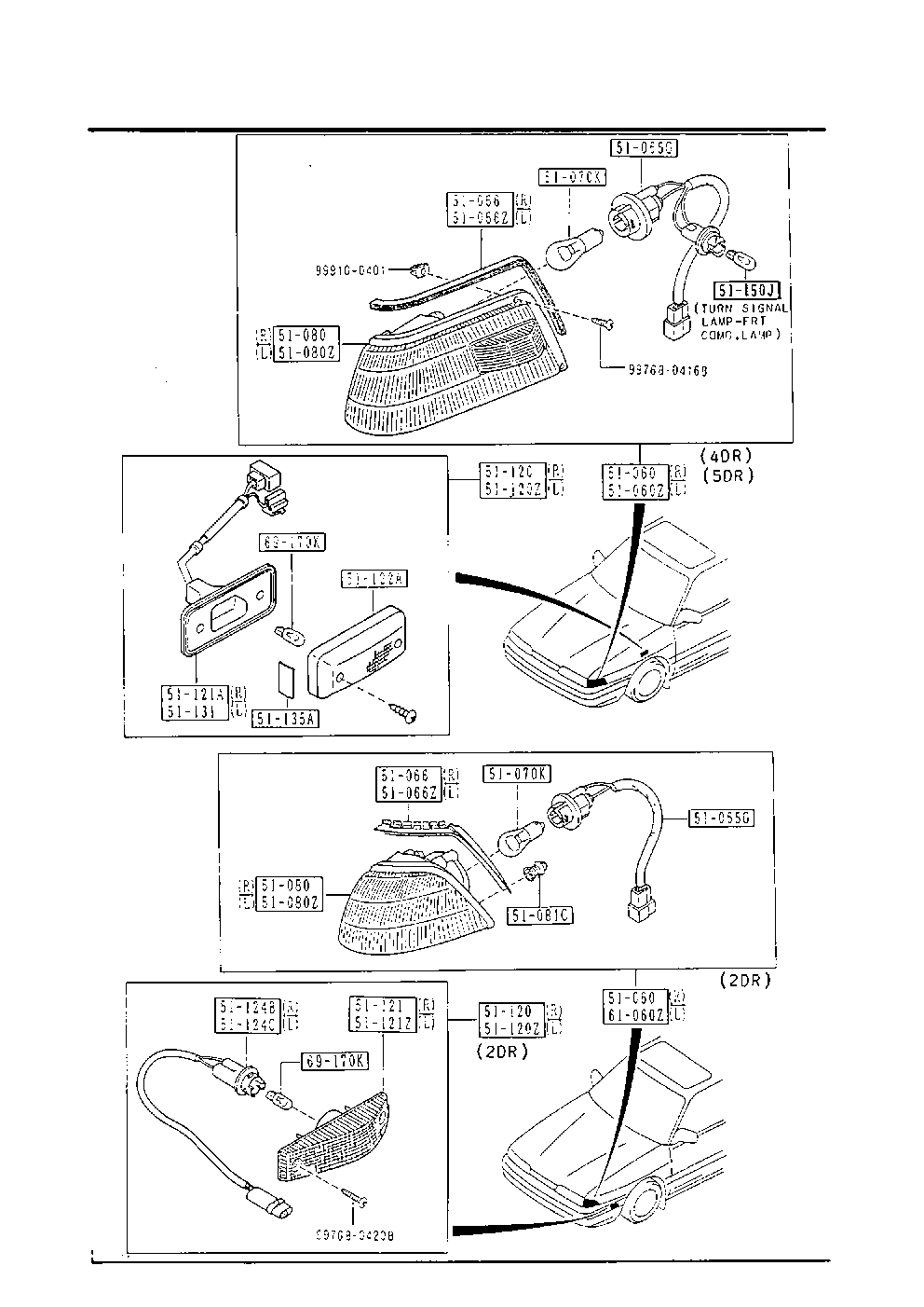 Front Combination Lamps