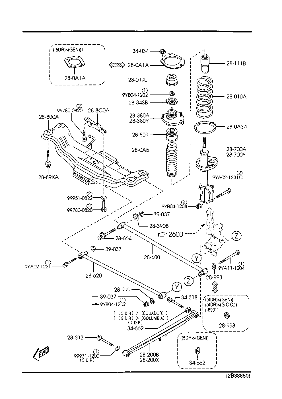 Rear Suspension Mechanisms