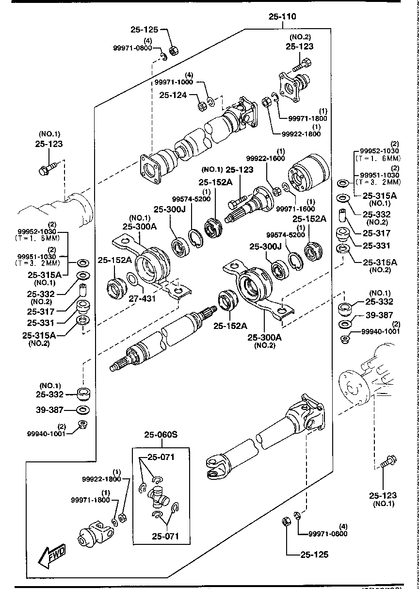 Rear Propeller Shaft