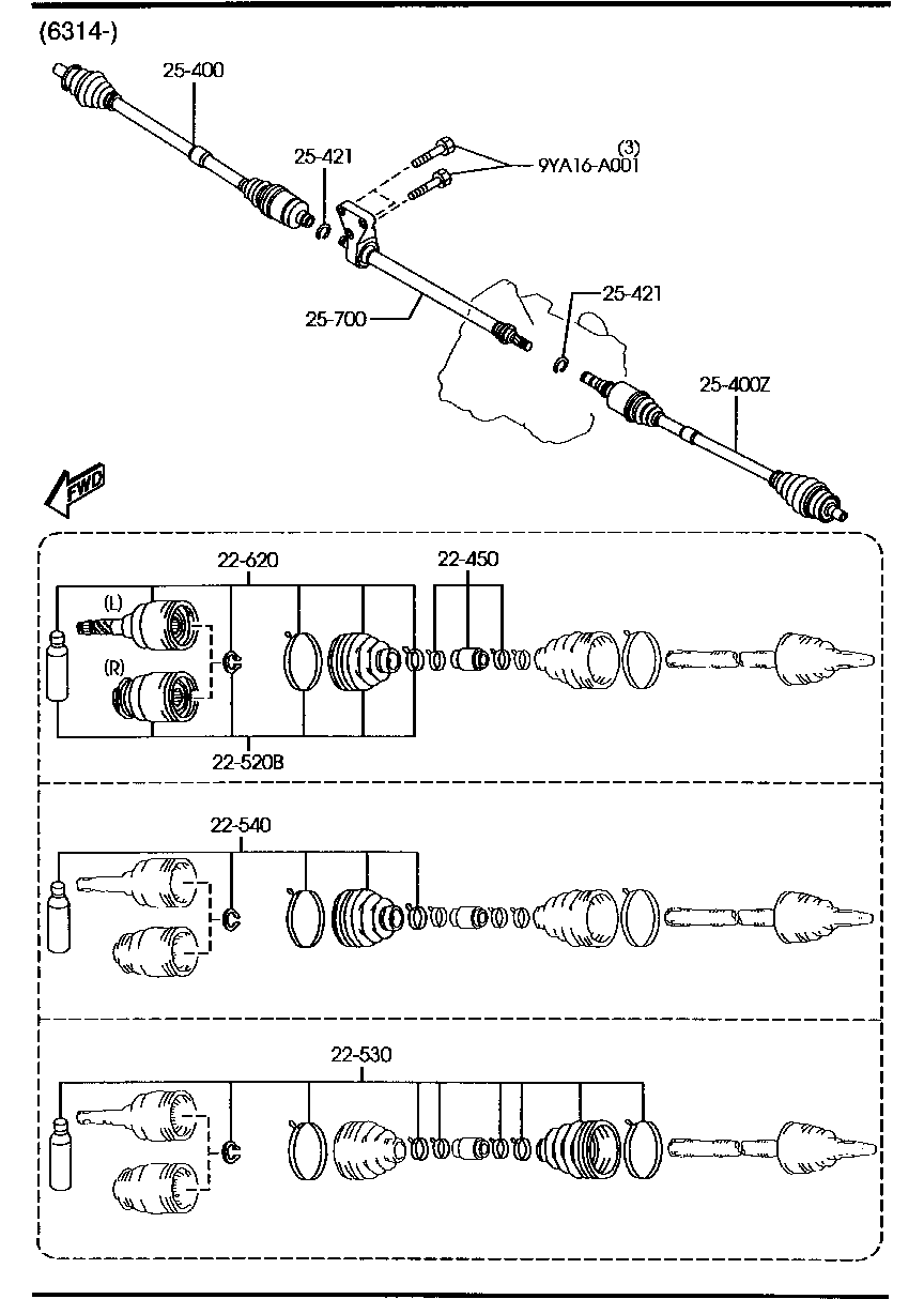 Front Drive Shafts