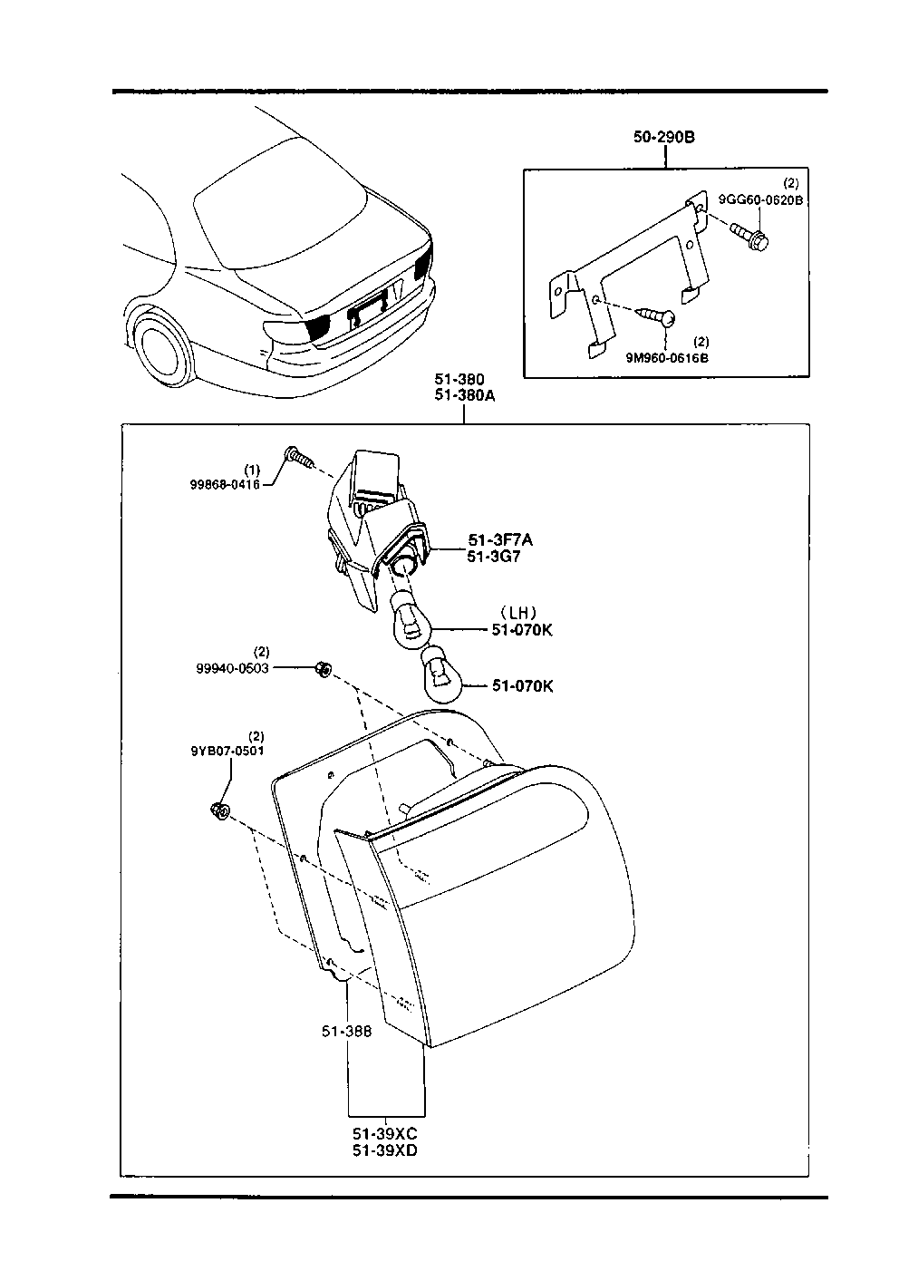 Trunk Lid Lamps