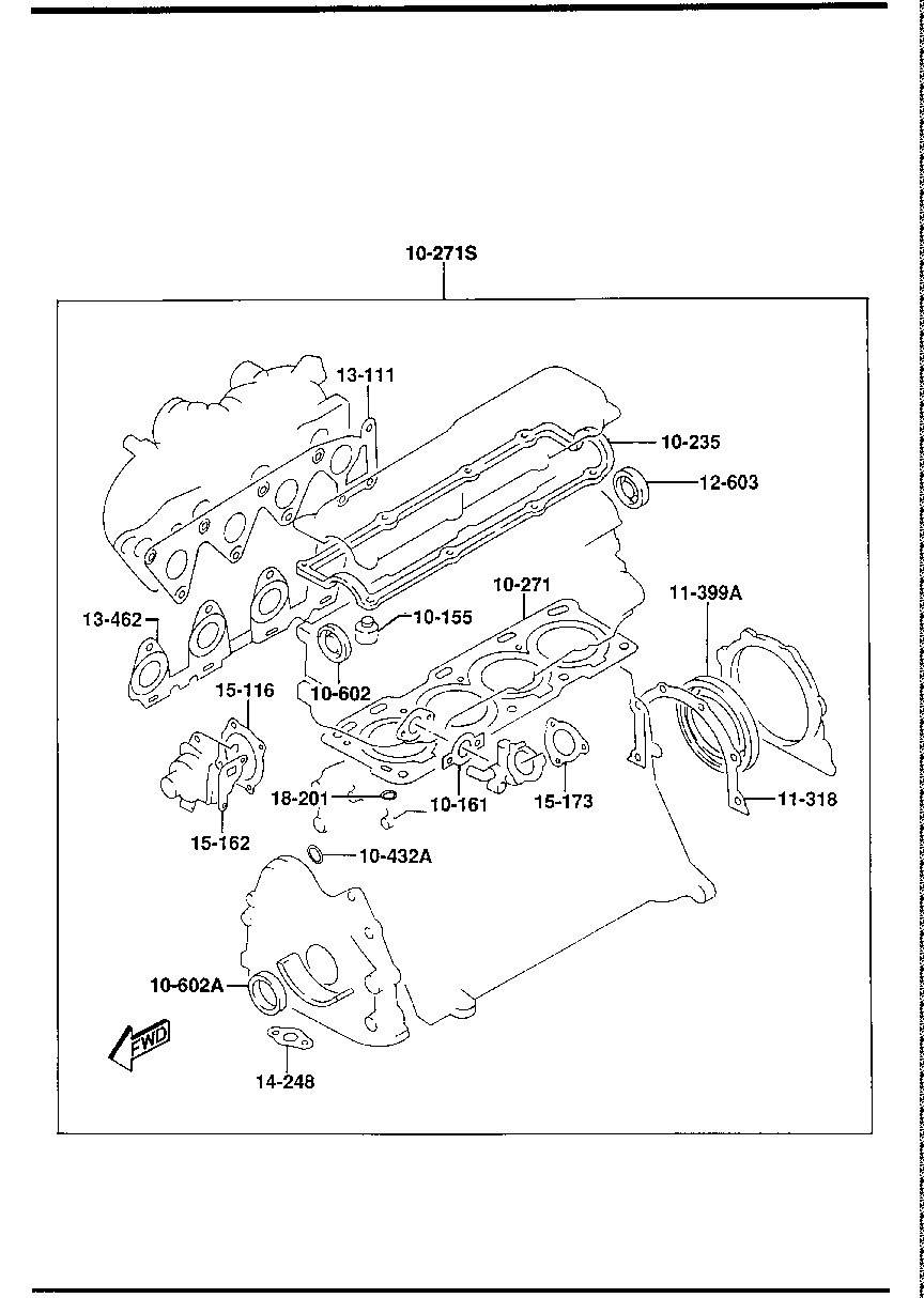 Engine Gas Kit Set