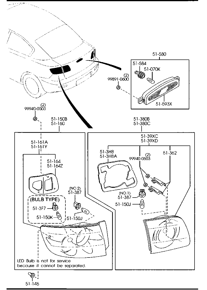 Rear Combination Lamps