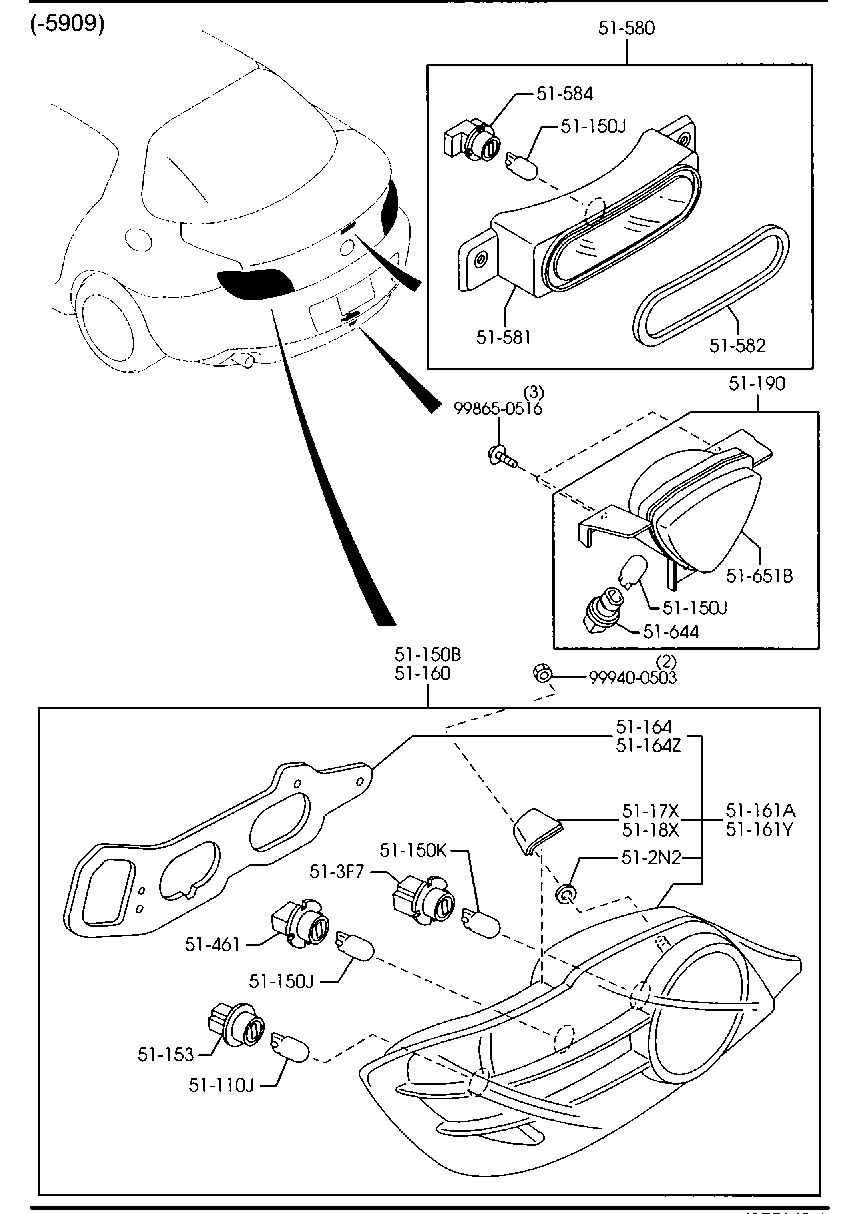 Rear Combination Lamps