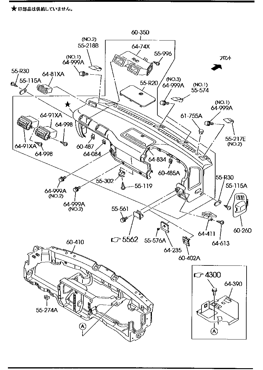 Dashboard, Related Parts